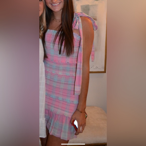 LoveShackFancy Belle Dress in Plaid - Picture 7 of 7